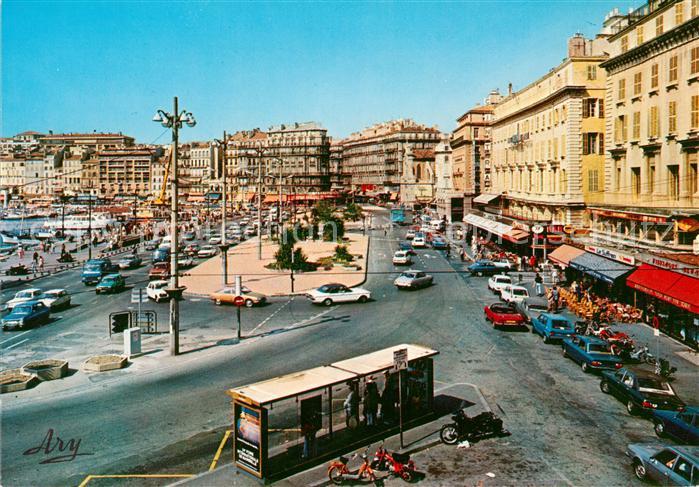 Marseille Bouches-du-Rhone Le Quai des Belges et ses jardins