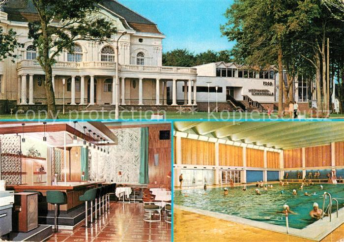 Kuehlungsborn Ostseebad Meerwasserschwimmhalle des FDGB