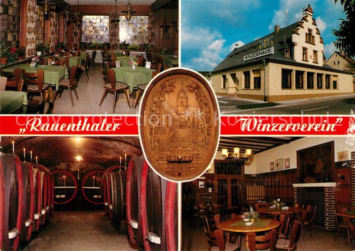 Rauenthal Rauenthaler Winzerverein Gaststube Weinkeller