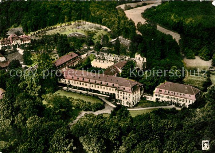 Arnsburg Hessen Kloster Arnsburg Fliegeraufnahme