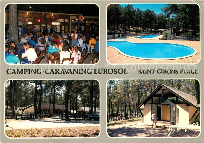 Saint-Girons Ariege Camping Caravaning Eurosol Restaurant Swimmingpool Bungalows