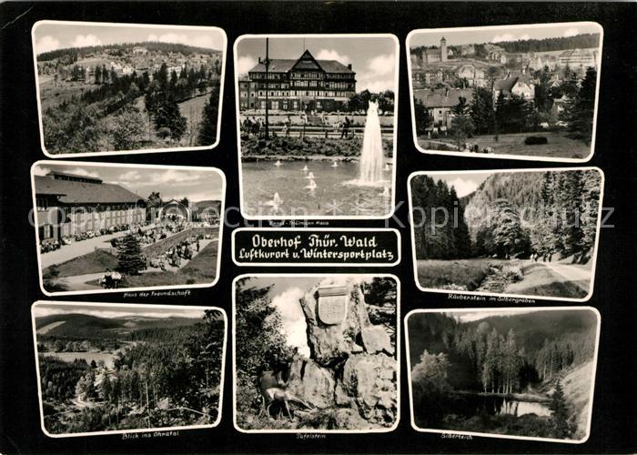 Oberhof Thueringen Teilansichten Luftkurort Wintersportplatz Thueringer Wald