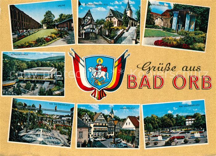 Bad Orb Saline Romantisches Eck Brunnentempel Konzerthalle Salinenplatz Marktpla