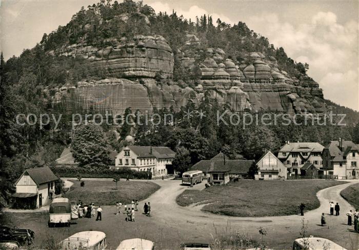 Oybin Sachsen mit Berg Oybin