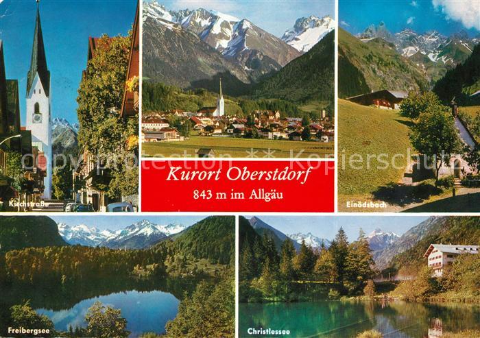 Oberstdorf Kirchstrasse Einoedsbach Freibergsee Christlessee