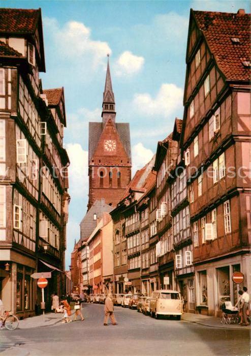 HANNOVER  CITY Kramerstrasse mit Marktkirche
