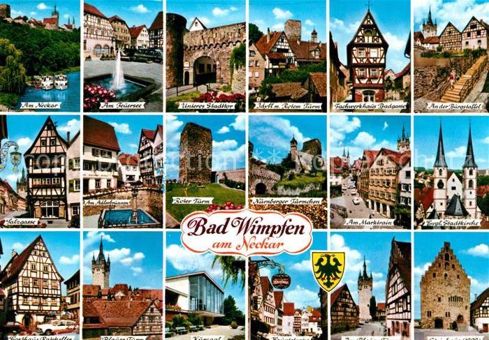 Bad Wimpfen Sehenswuerdigkeiten der Stadt am Neckar