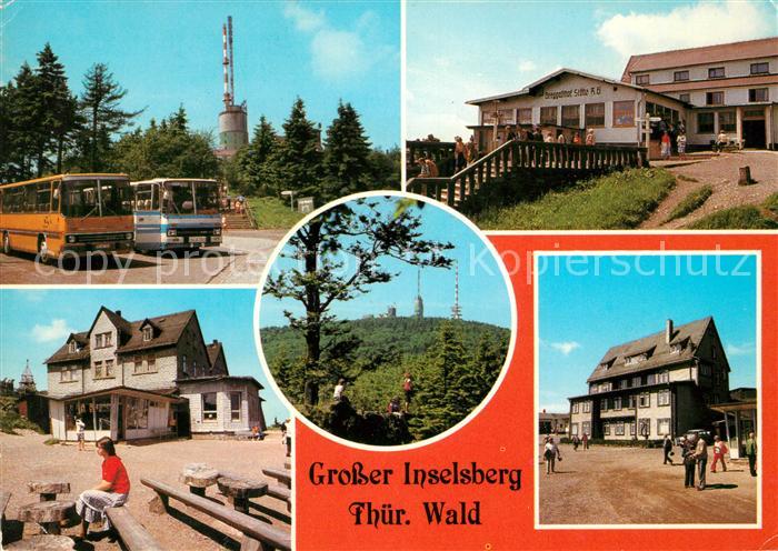 Grosser Inselsberg Auffahrt Berggasthof HO Gaststaette Jugendherberge