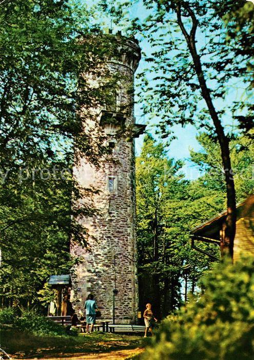 Ilmenau Thueringen Aussichtsturm auf dem Kickelhahn