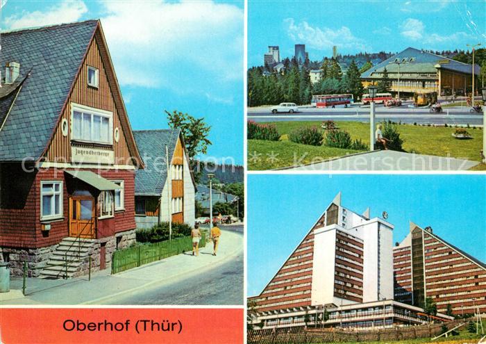 Oberhof Thueringen Jugendherberge Platz des Friedens Interhotel Panorama