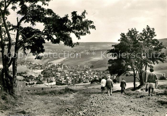 Oberwiesenthal Erzgebirge Panorama Wanderweg
