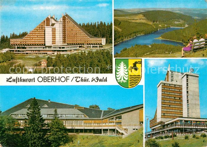 Oberhof Thueringen Interhotel Panorama Luetschetalsperre Gaststaette Oberer Hof