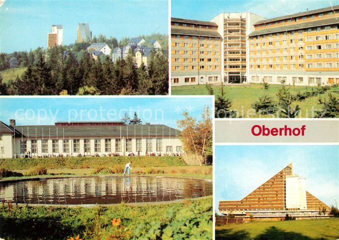Oberhof Thueringen Interhotel Panorama FDGB Erholungsheim Fritz Weineck Kurhaus