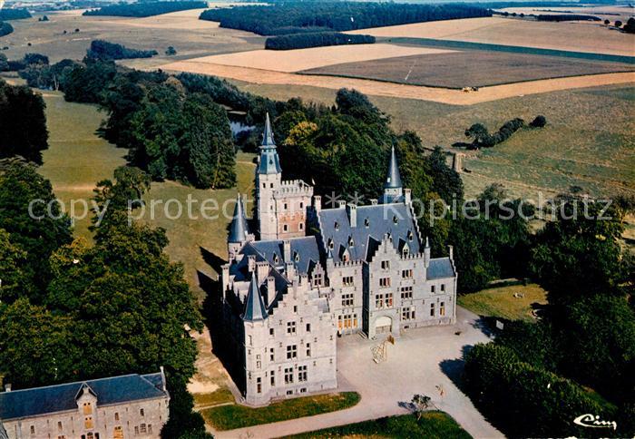 Leignon Chateau vue aerienne