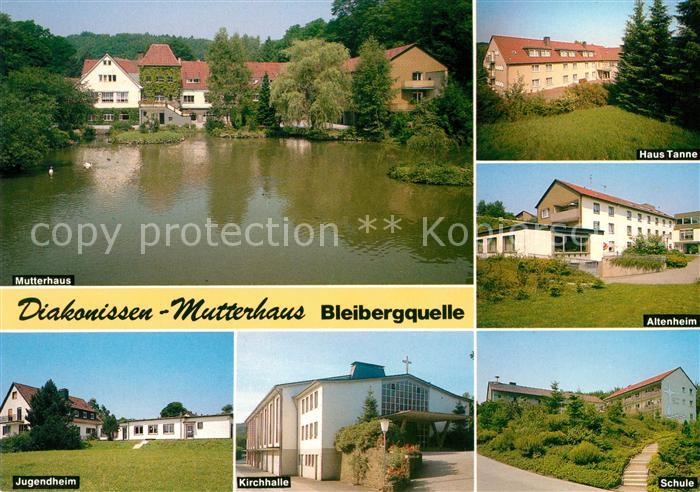 Velbert Diakonissen Mutterhaus Bleibergquelle Altenheim Schule Kirchhalle Jugend
