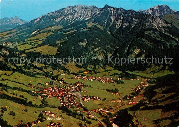 Hindelang Kur und Sporthotel Fliegeraufnahme