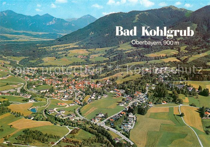 Bad Kohlgrub Moorheilbad gegen Loisachtal Alpenpanorama Fliegeraufnahme