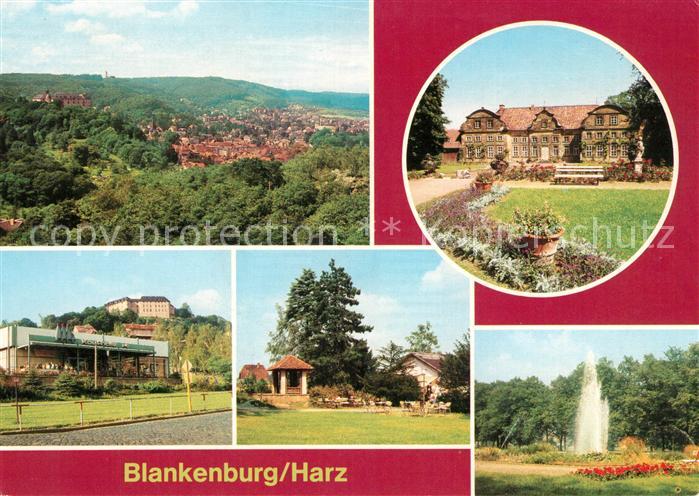 Blankenburg Harz Panorama Schloss Museum Stadtpark Thiepark