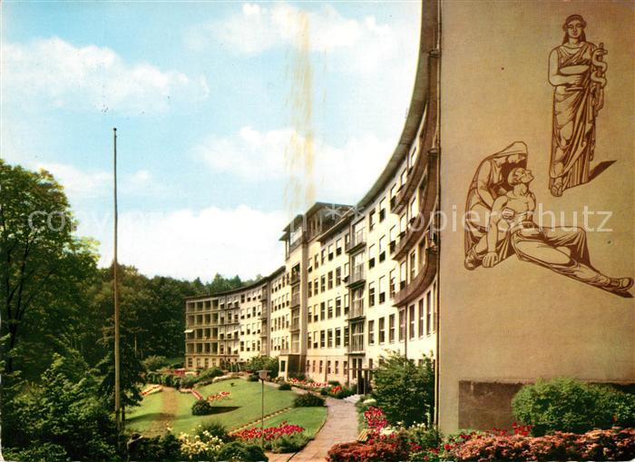 Sandbach Hessen Ernst Ludwig Sanatorium Fassadenmalerei