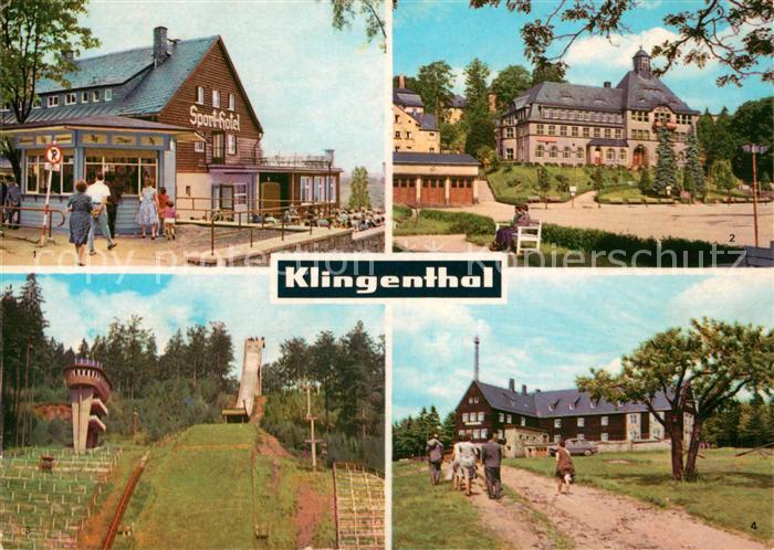 Klingenthal Vogtland HOG Sporthotel Rathaus Skisprungschanze Jugendherberge Klem