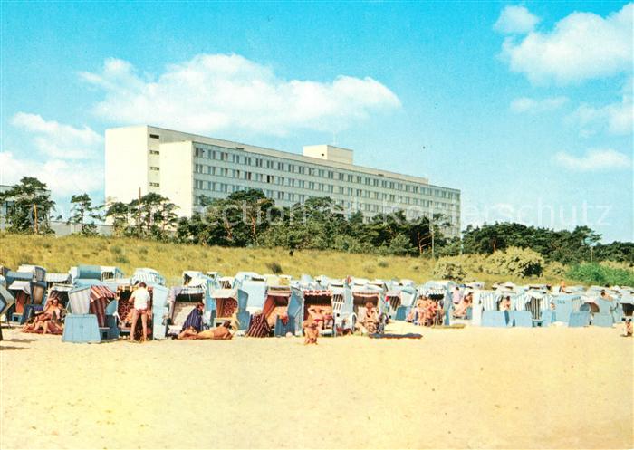 Zinnowitz Ostseebad Ferienheim Roter Oktober FDGB Feriendienst IG Wismut Strand