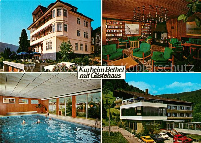 Wildbad Schwarzwald Kurheim Haus Bethel mit Gaestehaus Hallenbad