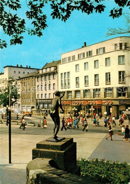 Halle Saale Hansering Haus der Presse Denkmal Skulptur