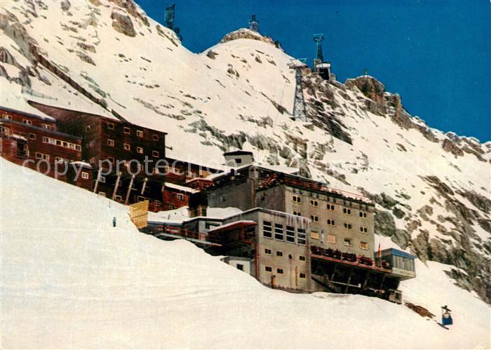 GARMISCH-PARTENKIRCHEN Bayern Zugspitzbahn Hotel Schneefernerhaus Zugspitzgipfel