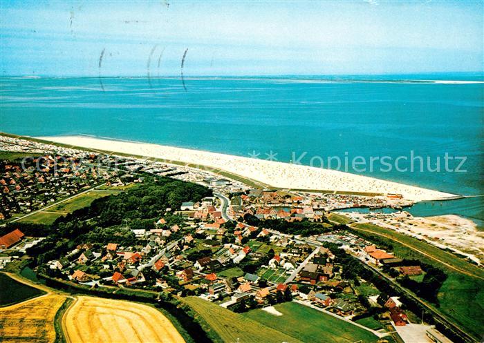 Neuharlingersiel Nordsee Fliegeraufnahme