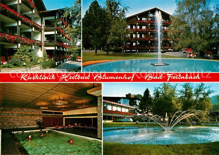 Bad Feilnbach Kurklinik Heilbad Blumenhof Hallenbad Fontaene