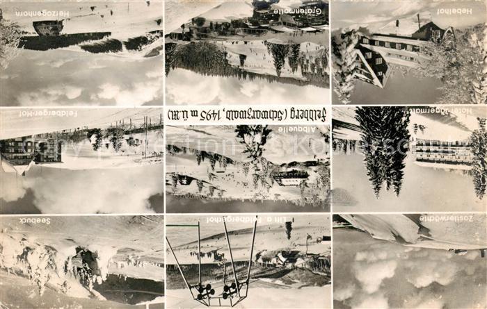 Feldberg Schwarzwald Zastlerwaechte Lift Seebuck Hotel Jaegermatt Albquelle Feld