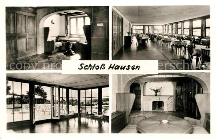 Waechtersbach Schloss Hausen Speisesaal Kaminzimmer Halle