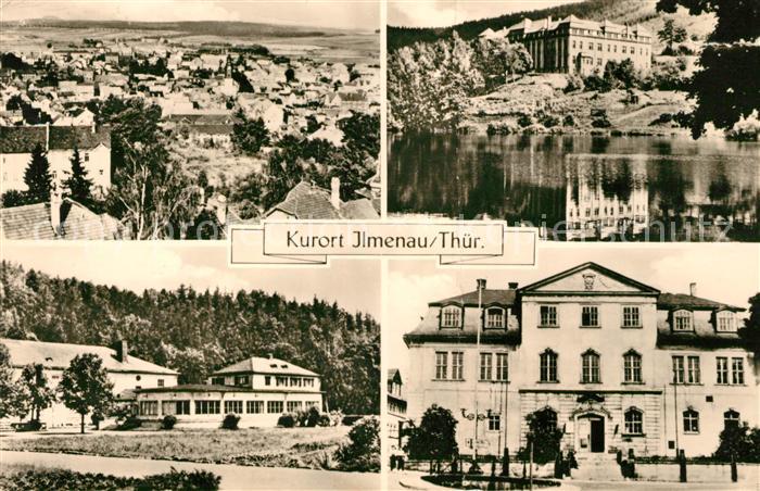 Ilmenau Thueringen Panorama Teilansichten