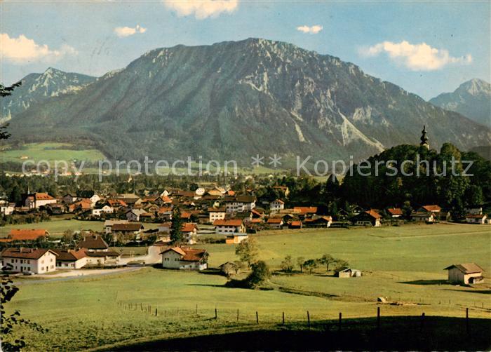 Ruhpolding Panorama mit Rauschberg