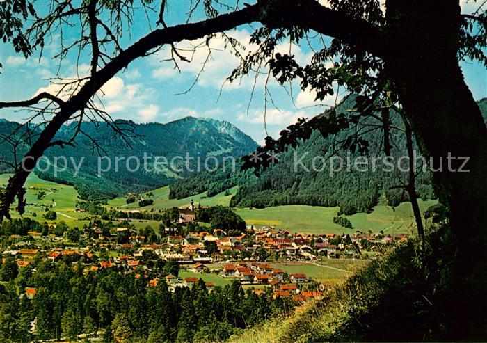 Ruhpolding gegen Hochfelln und Westernberg