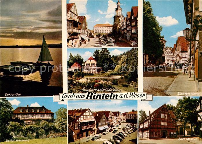 Rinteln Doktor See Marktblick Blumenparadies Elfenbronn Schloss Arensburg Altes