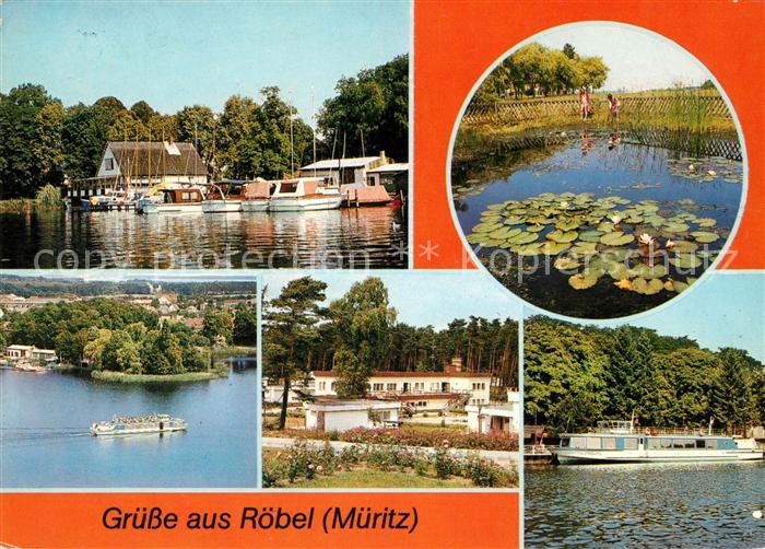 Roebel Mueritz Gaststaette Seglerheim Seerosenteich Mueritz FDBG Urlaubersiedlun