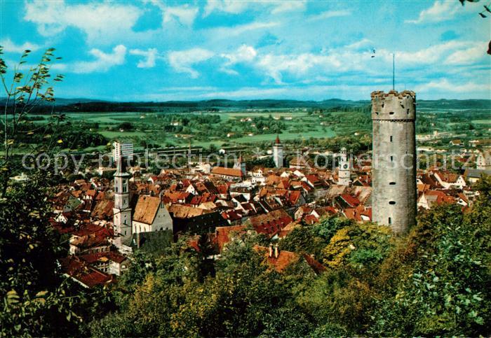 Ravensburg Wuerttemberg Veitsburgblick auf Mehlsack und Stadt