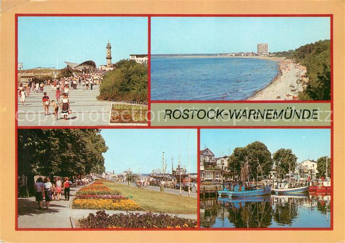 Rostock-Warnemuende Strandpromenade Strand Am Alten Strom