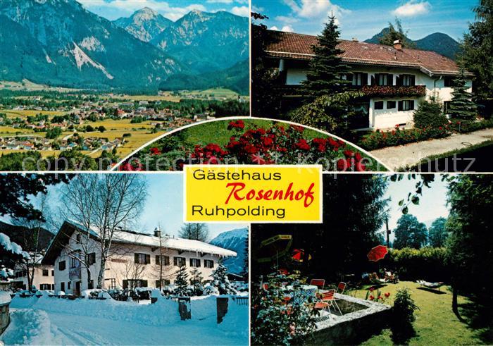 Ruhpolding Panorama Gaestehaus Rosenhof Garten