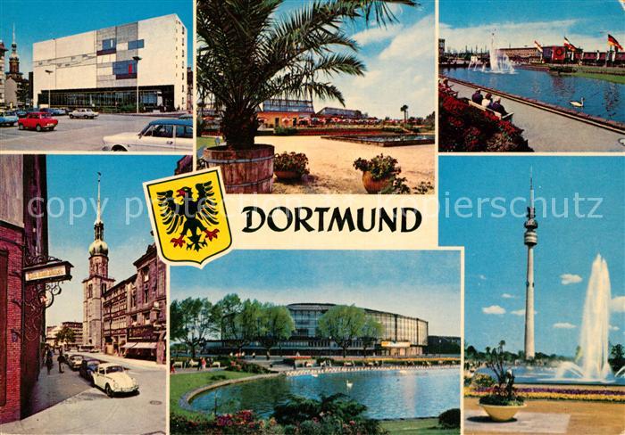 DORTMUND  CITY Teilansichten Rheinpartie Westfalenhalle Fernsehturm