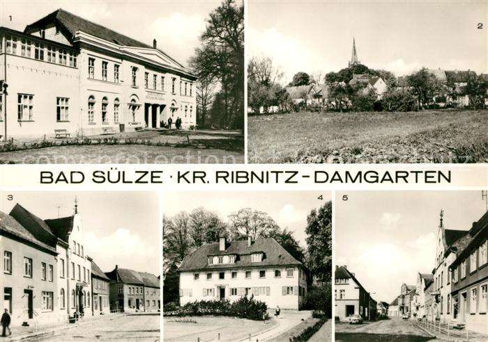 Bad Suelze Ribnitz Damgarten Sanatorium und Sol Moorbad Teilansicht Am Karl Marx