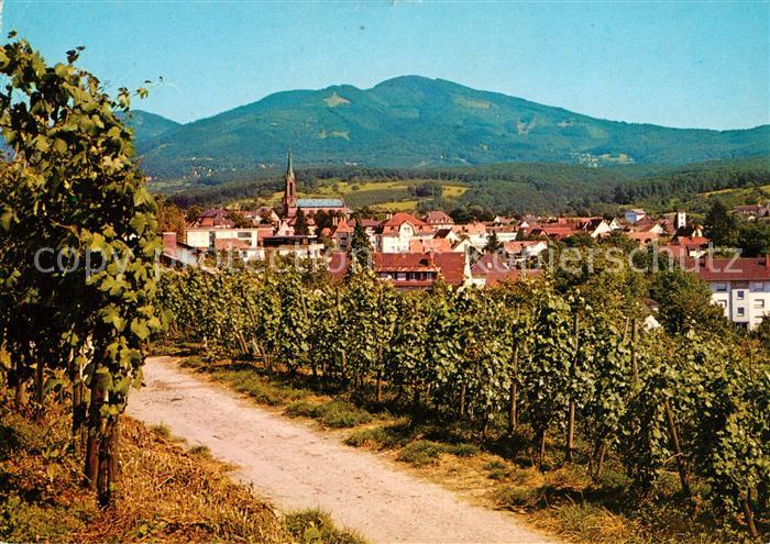 Muellheim Baden Stadtblick