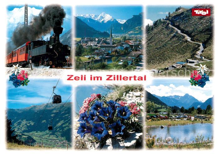 Zell Ziller Tirol Dampflok Panorama Seilbahn Alpenflora Bergsee