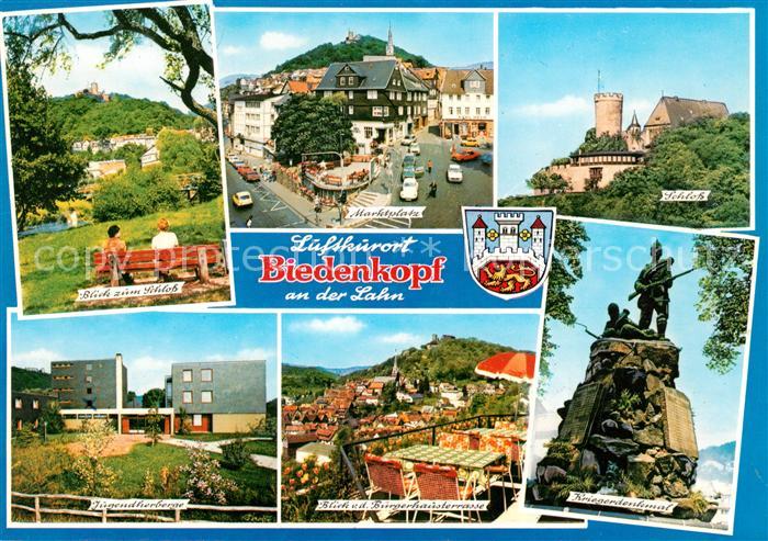Gladenbach Lahn Hessen Schlossblick Marktplatz Schloss Jugendherberge Buergerhau