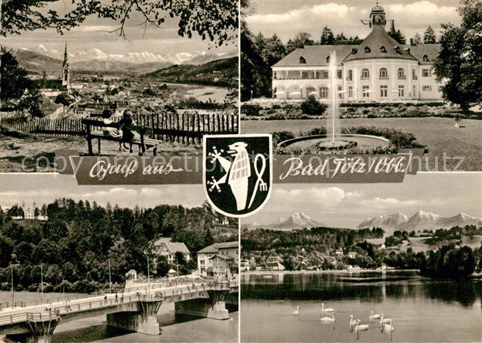 Bad Toelz Panorama Kurhaus Bruecke Schwanenteich