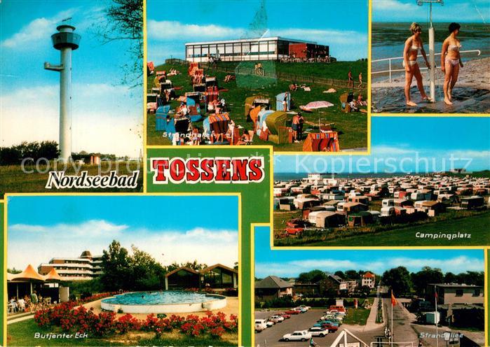 Tossens Nordseebad Strandhalle Butjenter Eck Campingplatz Strandallee