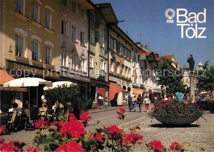 Bad Toelz Marienbrunnen Fussgaengerbereich