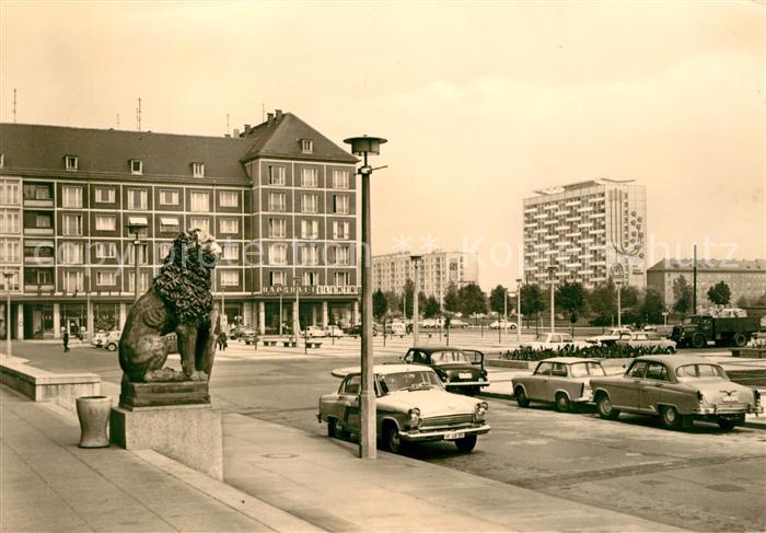 DRESDEN Elbe Rathausplatz