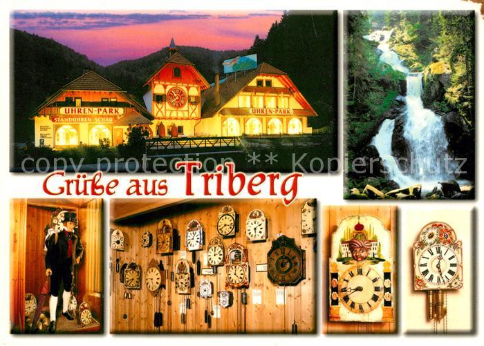 Triberg Schwarzwald Uhren Park Wasserfall Wanduhren